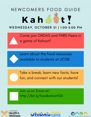 Newcomers Food Guide Kahoot!