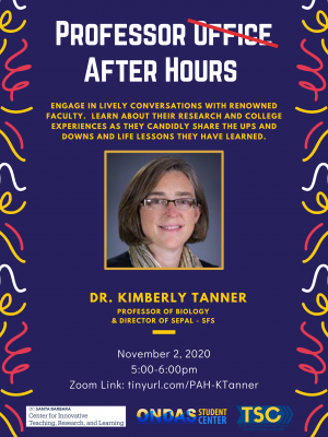 Professor After Hours: Dr. Kimberly Tanner