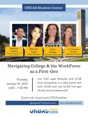 Navigating College and the WorkForce as a First-Gen